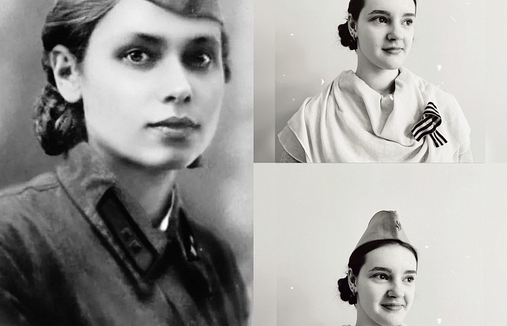 Женщины военного времени глазами студентов Уральского колледжа бизнеса, управления и технологии красоты